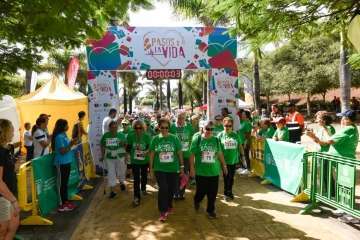  Unos 160 mayores de Telde dan un ejemplo de motivación en II carrera Pasos por la vida (Foto TA)